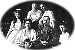Tsar Nicholas II and his family.